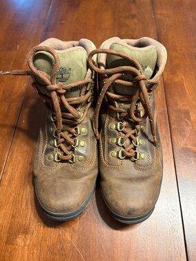 Timberland Brown Leather Women's Hiking Ankle Boots